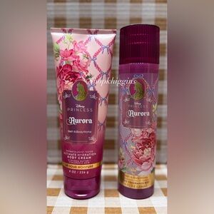 NEW B&BW Aurora Fragrance and Body Cream Set , Disney Princess Collection